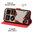 Leather Wallet Case & Card Holder Pouch for Nothing CMF Phone 2 Pro - Red