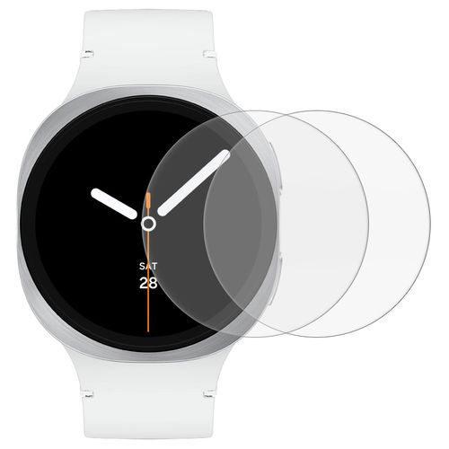 (2-Pack) 9H Tempered Glass Screen Protector for Samsung Galaxy Watch8 (44mm)