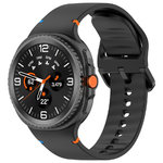 Sport Silicone Band (Classic Strap) for Samsung Galaxy Watch8 / 8 Classic - Black