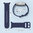 Sport Silicone Band (Buckle Strap) for Samsung Galaxy Watch8 / 8 Classic - Blue