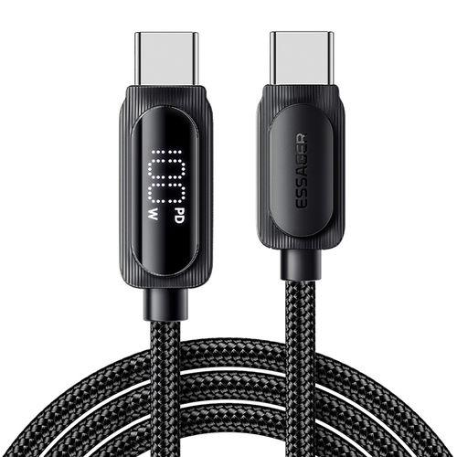 Essager Power Display (100W) USB Type-C (PD) Charging Cable (3m) for Phone / Tablet / Laptop