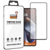 Full Coverage Tempered Glass Screen Protector for Motorola Moto G86 Power - Black