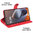 Leather Wallet Case & Card Holder Pouch for Motorola Moto G86 Power - Red