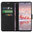 Leather Wallet Case & Card Holder Pouch for TCL 60 SE NxtPaper 5G - Black
