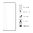 Full Coverage Tempered Glass Screen Protector for Oppo A5 / A5x 4G - Black