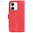 Leather Wallet Case & Card Holder Pouch for Oppo A5x 4G - Red