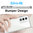 Hybrid Acrylic Tough Shockproof Case for Oppo A5 4G - Clear (Frame)