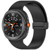 Magnetic Clasp Sport Silicone Band for Samsung Galaxy Watch8 / 8 Classic - Black