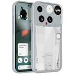Hybrid Fusion Tough Shockproof Case for Nothing Phone (3) - Grey (Frame)