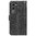 Leather Wallet Case & Card Holder Pouch for Oppo A5 4G - Black