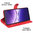Leather Wallet Case & Card Holder Pouch for Oppo A5 4G - Red