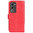 Leather Wallet Case & Card Holder Pouch for Oppo A5 4G - Red