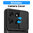 Heavy Duty Shockproof Case / Slide Camera Cover for Motorola Moto G56 - Black