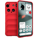 Flexi Grip Defender Shockproof Case for Nothing Phone (3) - Red (Matte)