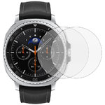 (2-Pack) 9H Tempered Glass Screen Protector for Samsung Galaxy Watch8 Classic (46mm)