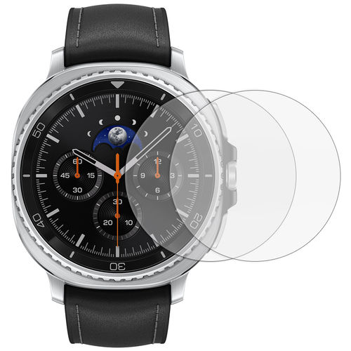 (2-Pack) 9H Tempered Glass Screen Protector for Samsung Galaxy Watch8 Classic (46mm)
