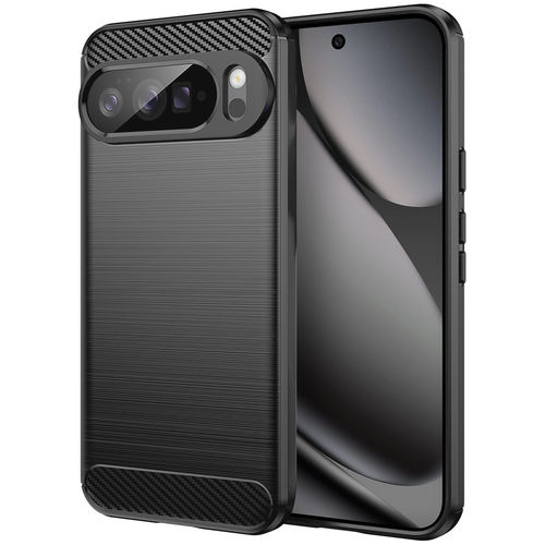 Flexi Slim Carbon Fibre Case for Google Pixel 10 Pro XL - Brushed Black