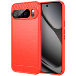 Flexi Slim Carbon Fibre Case for Google Pixel 10 Pro XL - Brushed Red