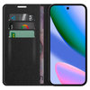 Leather Wallet Case & Card Holder Pouch for Google Pixel 10 / 10 Pro - Black