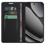 Leather Wallet Case & Card Holder Pouch for Google Pixel 10 Pro XL - Black