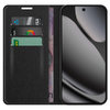 Leather Wallet Case & Card Holder Pouch for Google Pixel 10 Pro XL - Black