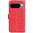 Leather Wallet Case & Card Holder Pouch for Google Pixel 10 Pro XL - Red