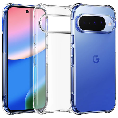 Flexi Gel Shockproof Case for Google Pixel 10 / 10 Pro - Clear (Gloss Grip)