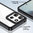 Hybrid Acrylic Tough Shockproof Case for Motorola Moto G56 - Black (Frame)