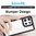 Hybrid Acrylic Tough Shockproof Case for Motorola Moto G56 - Black (Frame)