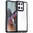 Hybrid Acrylic Tough Shockproof Case for Motorola Moto G56 - Black (Frame)