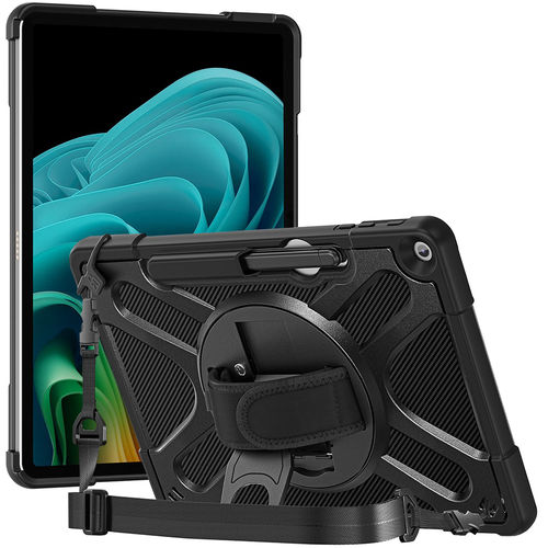 360 Hand Holder Strap / Shockproof Case / Kickstand for Microsoft Surface Pro 12-inch (2025)