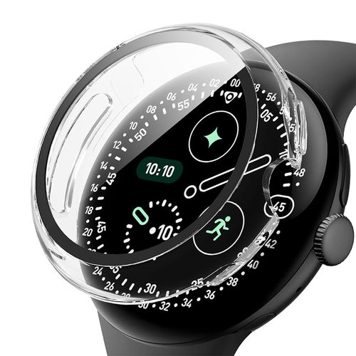 Anti-Scratch Hard Shell Case for Google Pixel Watch 4 (45mm) - Clear (Frame)