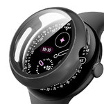 Anti-Scratch Hard Shell Case for Google Pixel Watch 4 (41mm) - Black (Frame)