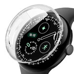 (2-Pack) Flexi Slim Gel Case for Google Pixel Watch 4 (45mm) - Clear