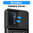 Heavy Duty Shockproof Case / Slide Camera Cover for Oppo A54 5G / A74 5G - Black