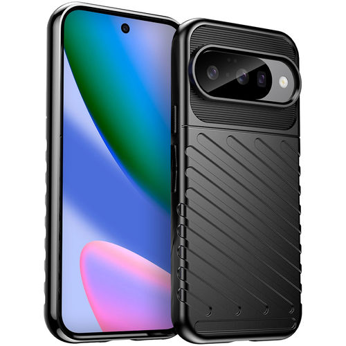 Flexi Thunder Tough Shockproof Case for Google Pixel 10 / 10 Pro - Black (Texture)