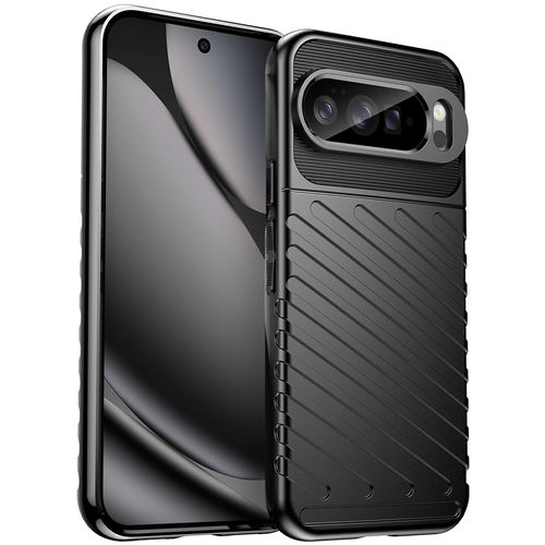 Flexi Thunder Tough Shockproof Case for Google Pixel 10 Pro XL - Black (Texture)