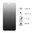 Anti-Spy Privacy Tempered Glass Screen Protector for Apple iPhone 16 Pro Max