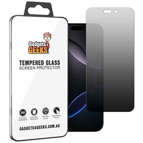Anti-Spy Privacy Tempered Glass Screen Protector for Apple iPhone 16 Pro Max