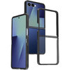 Hybrid Acrylic Tough Shockproof Case for Samsung Galaxy Z Flip7 - Black (Frame)