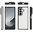 Hybrid Acrylic Tough Shockproof Case for Samsung Galaxy Z Fold7 - Black (Frame)