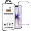 Full Coverage Tempered Glass Screen Protector for Apple iPhone 17 - Black