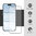 Full Coverage Tempered Glass Screen Protector for Apple iPhone Air - Black