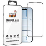 Full Coverage Tempered Glass Screen Protector for Apple iPhone Air - Black