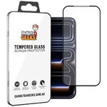 Full Coverage Tempered Glass Screen Protector for Apple iPhone 17 Pro Max - Black