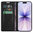 Leather Wallet Case & Card Holder Pouch for Apple iPhone 17 - Black