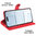 Leather Wallet Case & Card Holder Pouch for Apple iPhone Air - Red
