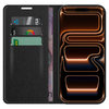 Leather Wallet Case & Card Holder Pouch for Apple iPhone 17 Pro - Black