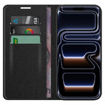 Leather Wallet Case & Card Holder Pouch for Apple iPhone 17 Pro Max - Black