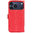 Leather Wallet Case & Card Holder Pouch for Apple iPhone 17 Pro Max - Red
